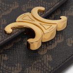 CARD HOLDER WITH FLAP TRIOMPHE IN TRIOMPHE CANVAS TAN - Image 5